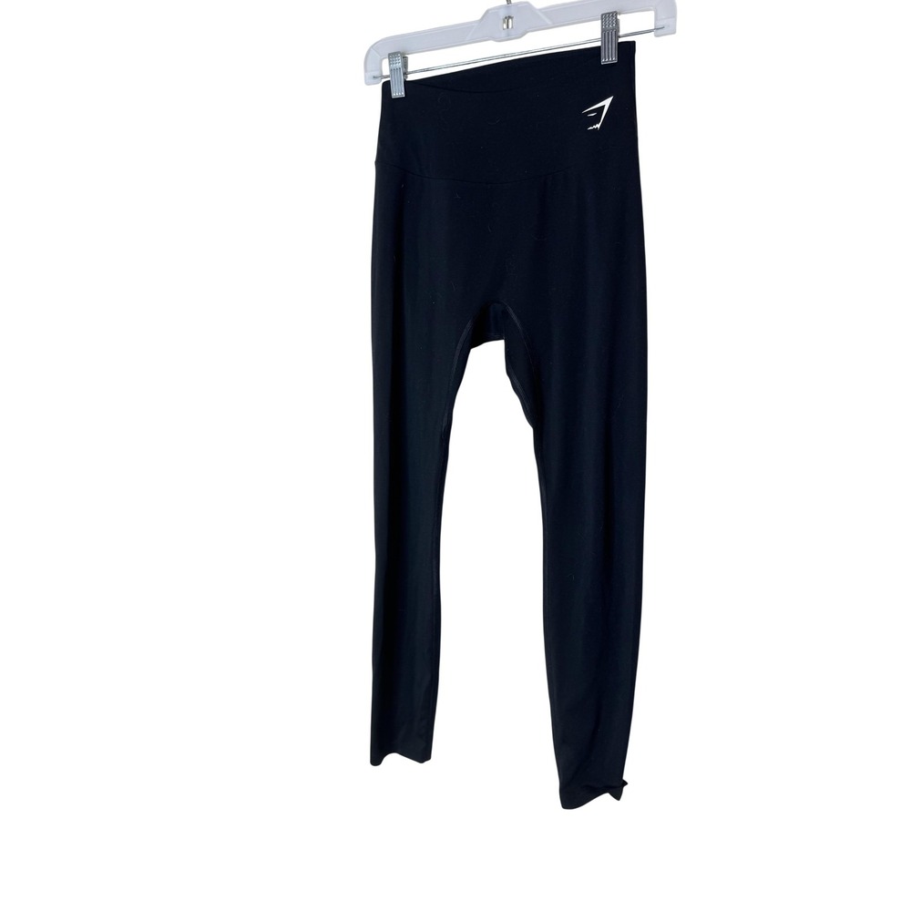 Gymshark Leggings Womens Medium Black High Rise Ankle Yoga Gym Athletic Pants
